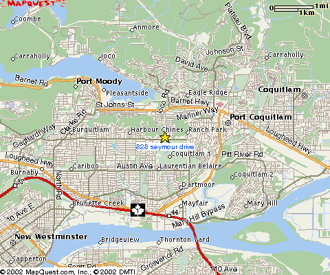 Map of the Tri-Cities Area